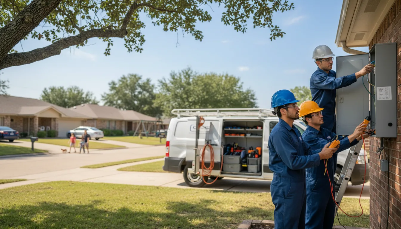 Certified electrician providing emergency electrical services in Sargent, NE